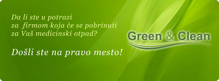 Green&Clean medicinski otpad